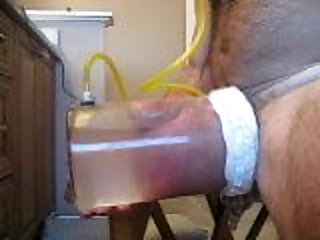 Pappa PUMPING MY BALLS IN 6 X 10 TUBE