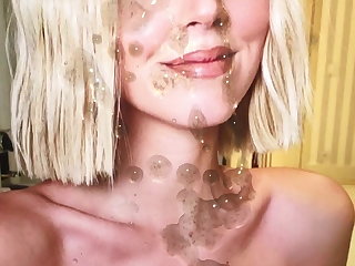 Chiara Ferragni cum tribute (big cumshot)